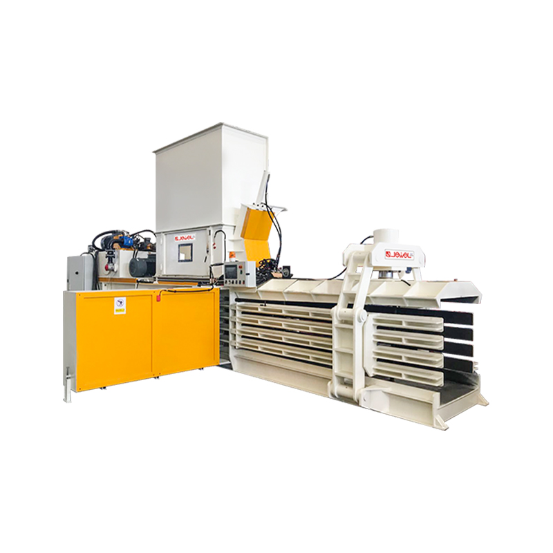 Grote horizontale volautomatische compressiebalenpers