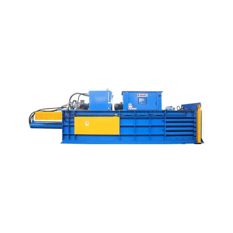 Horizontale hydraulische balenpers van het gesloten type