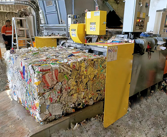 Multifunctionele en uiterst efficiënte balenpersoplossing voor het toonaangevende recyclingcentrum van Australië