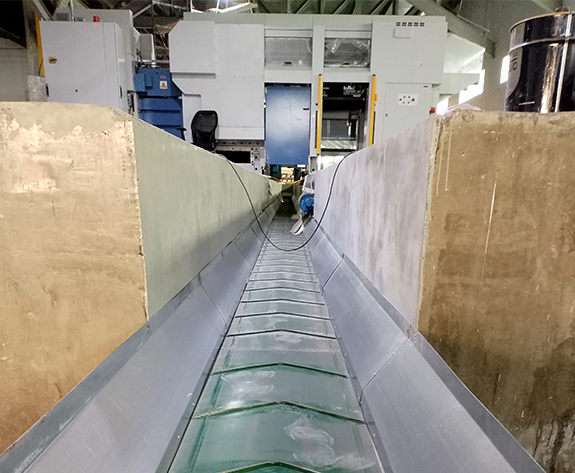 Volautomatisch afvalafvoersysteem voor een Saoedische stansverpakkingsfabriek